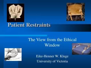 patient restraints