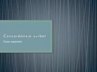 concord ncia verbal