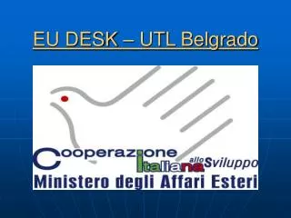 eu desk utl belgrado