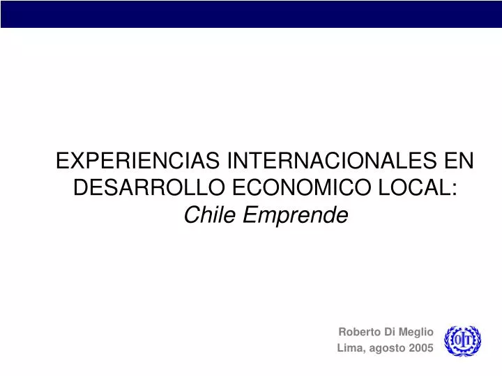 experiencias internacionales en desarrollo economico local chile emprende