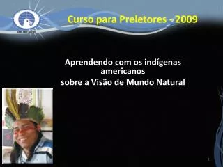 curso para preletores 2009