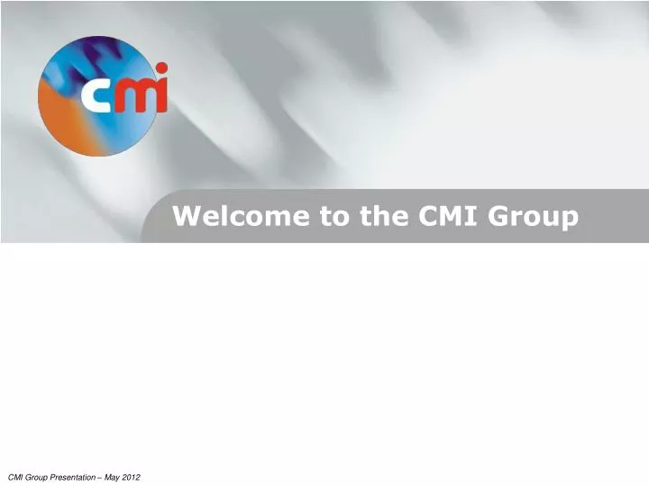 welcome to the cmi group
