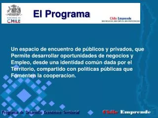 el programa