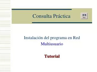 instalaci n del programa en red multiusuario tutorial