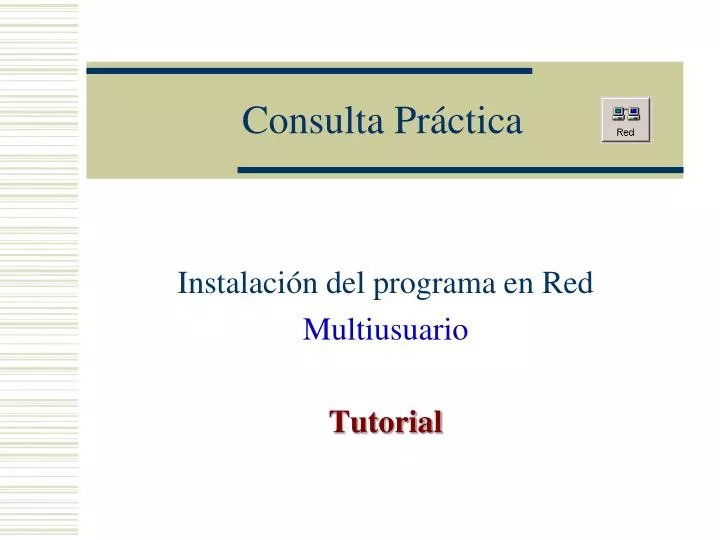 instalaci n del programa en red multiusuario tutorial