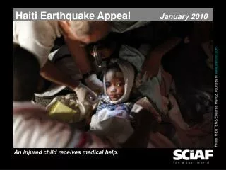 Haiti Earthquake Appeal January 2010