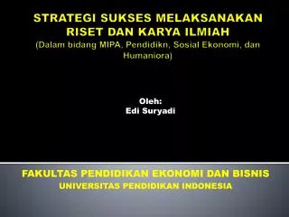oleh edi suryadi
