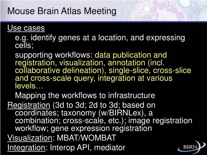 mouse brain atlas meeting