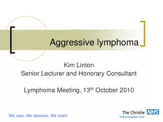Aggressive lymphoma