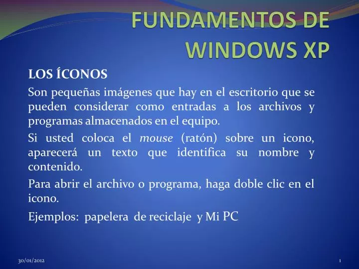 fundamentos de windows xp