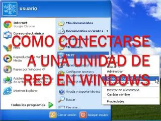 como conectarse a una unidad de red en windows
