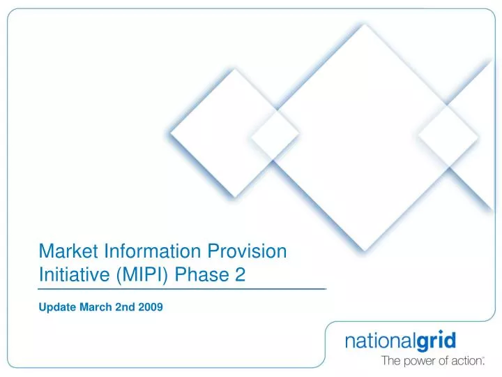 market information provision initiative mipi phase 2