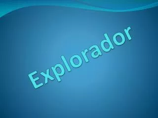 explorador