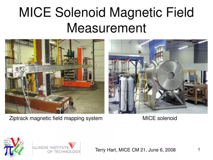 mice solenoid magnetic field measurement