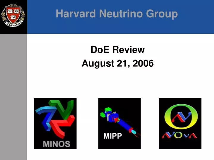 harvard neutrino group