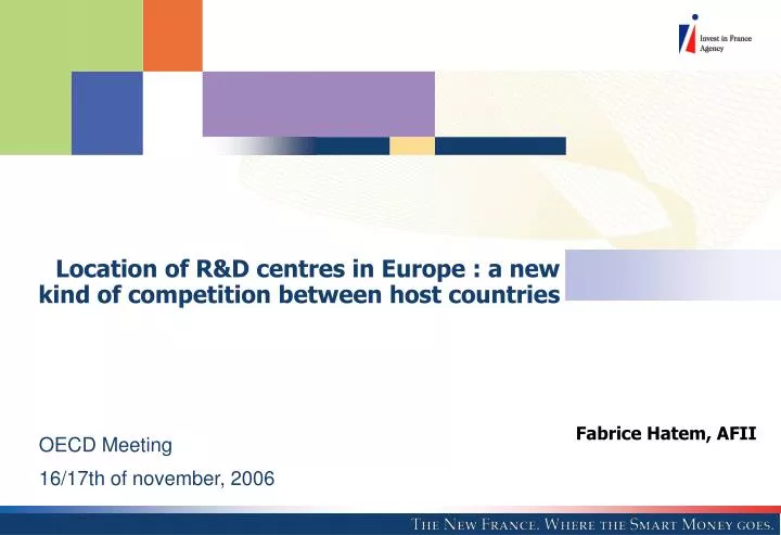 location of r d centres in europe a new kind of competition between host countries