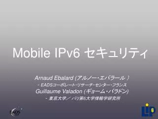 mobile ipv6