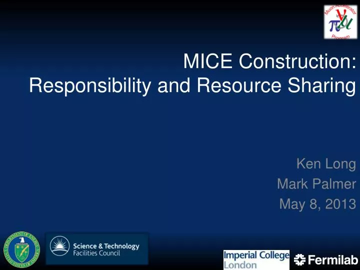mice construction responsibility and resource sharing