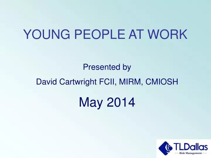 young people at work