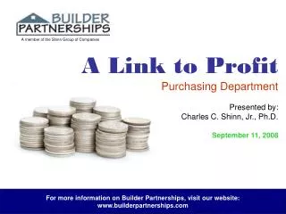 For more information on Builder Partnerships, visit our website: builderpartnerships