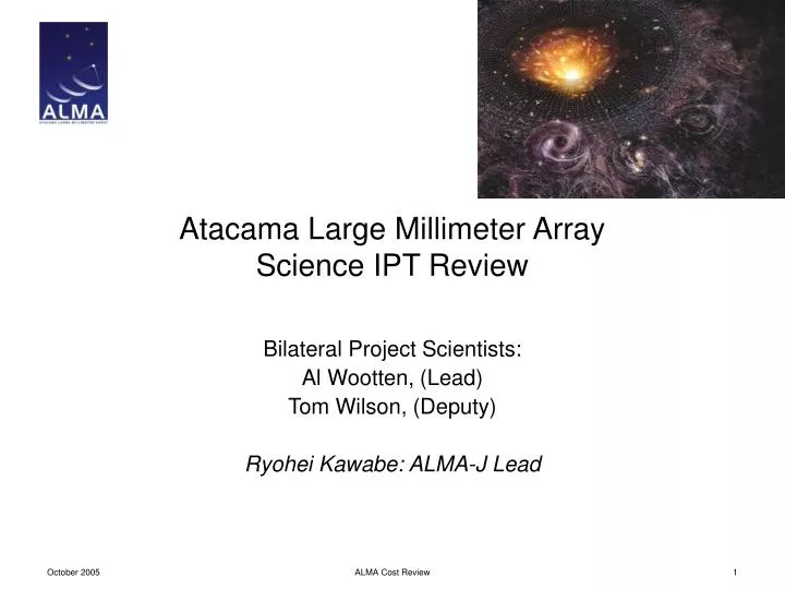 atacama large millimeter array science ipt review