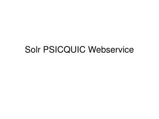 Solr PSICQUIC Webservice