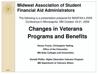 Midwest Association of Student Financial Aid Administrators