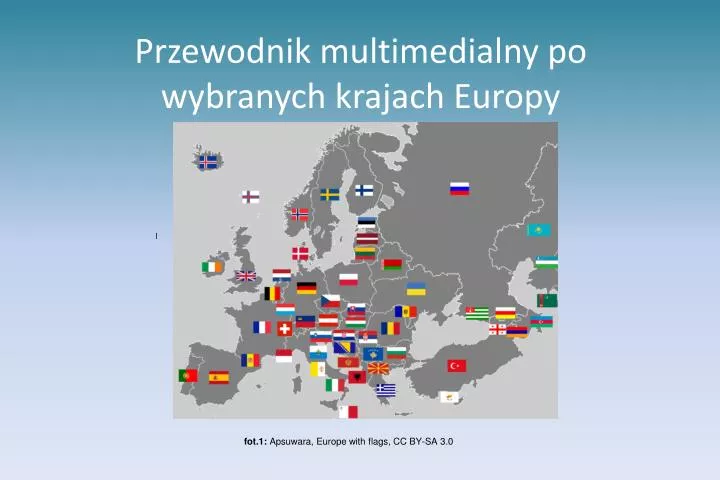 przewodnik multimedialny po wybranych krajach europy