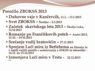 poro ilo zbokss 2013