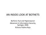 AN INSIDE LOOK AT BOTNETS - slide 1