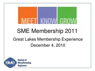 SME Membership 2011