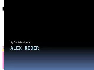 Alex rider