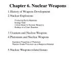 Chapter 6. Nuclear Weapons - slide 1