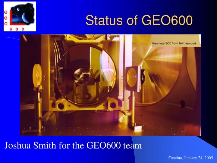 status of geo600