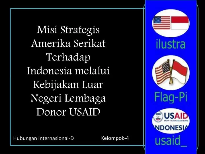 misi strategis amerika serikat terhadap indonesia melalui kebijakan luar negeri lembaga donor usaid