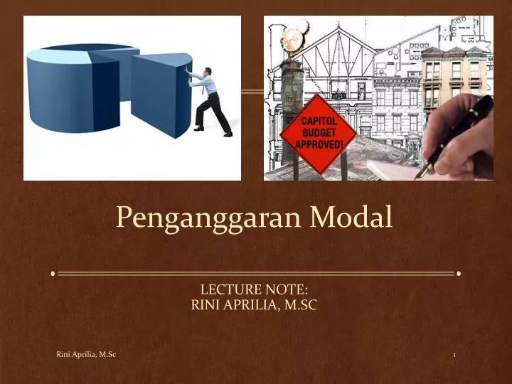 penganggaran modal