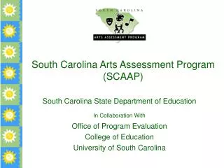 South Carolina Arts Assessment Program (SCAAP)