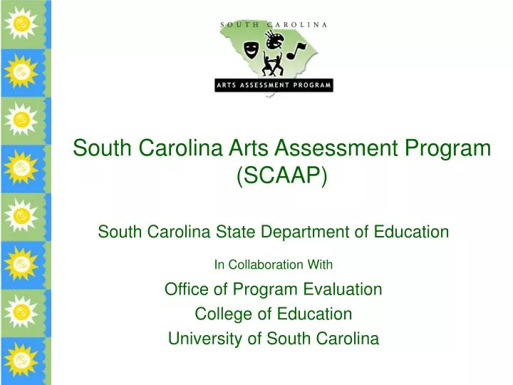 south carolina arts assessment program scaap