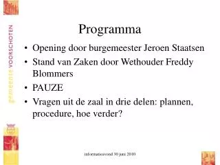 programma