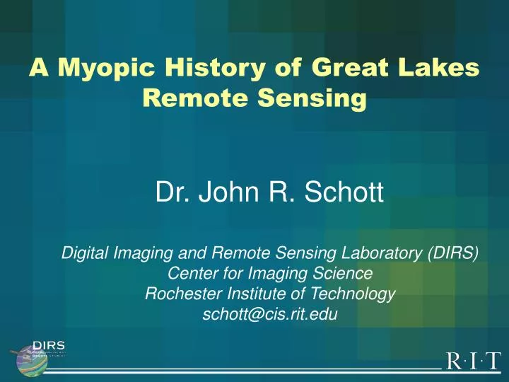 a myopic history of great lakes remote sensing