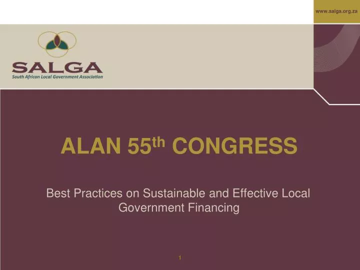 alan 55 th congress
