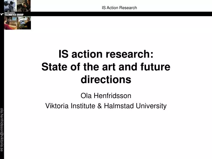 is action research state of the art and future directions