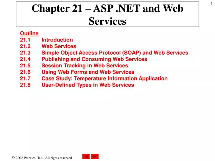 chapter 21 asp net and web services
