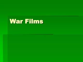 War Films