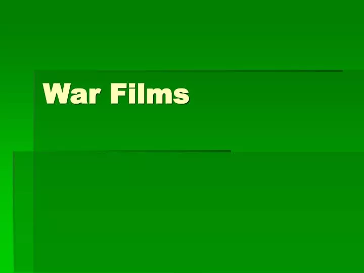 war films