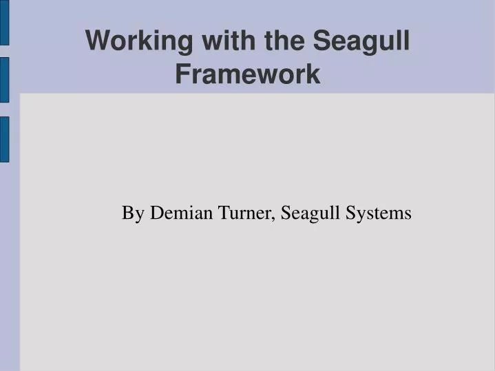 by demian turner seagull systems
