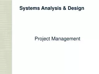 project management