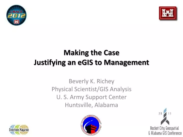 making the case justifying an egis to management