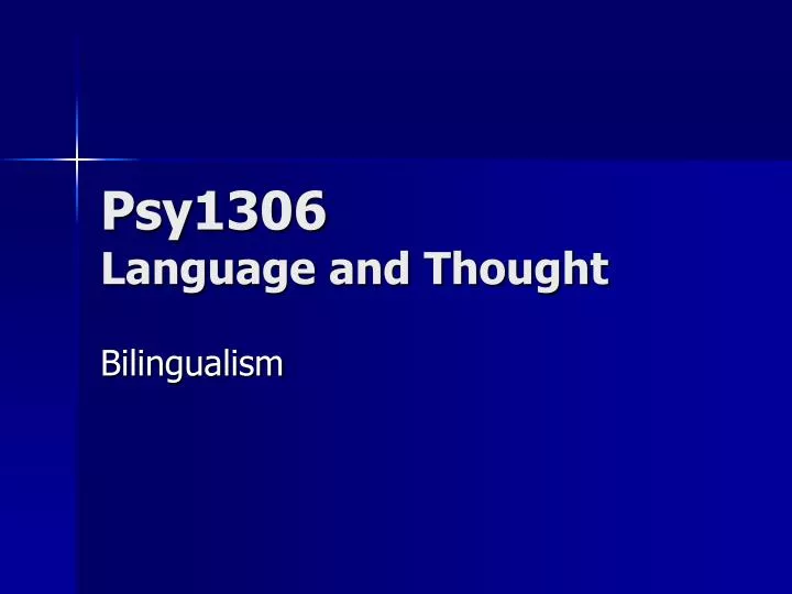 psy1306 language and thought