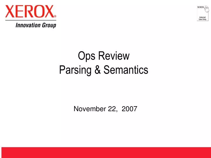 ops review parsing semantics